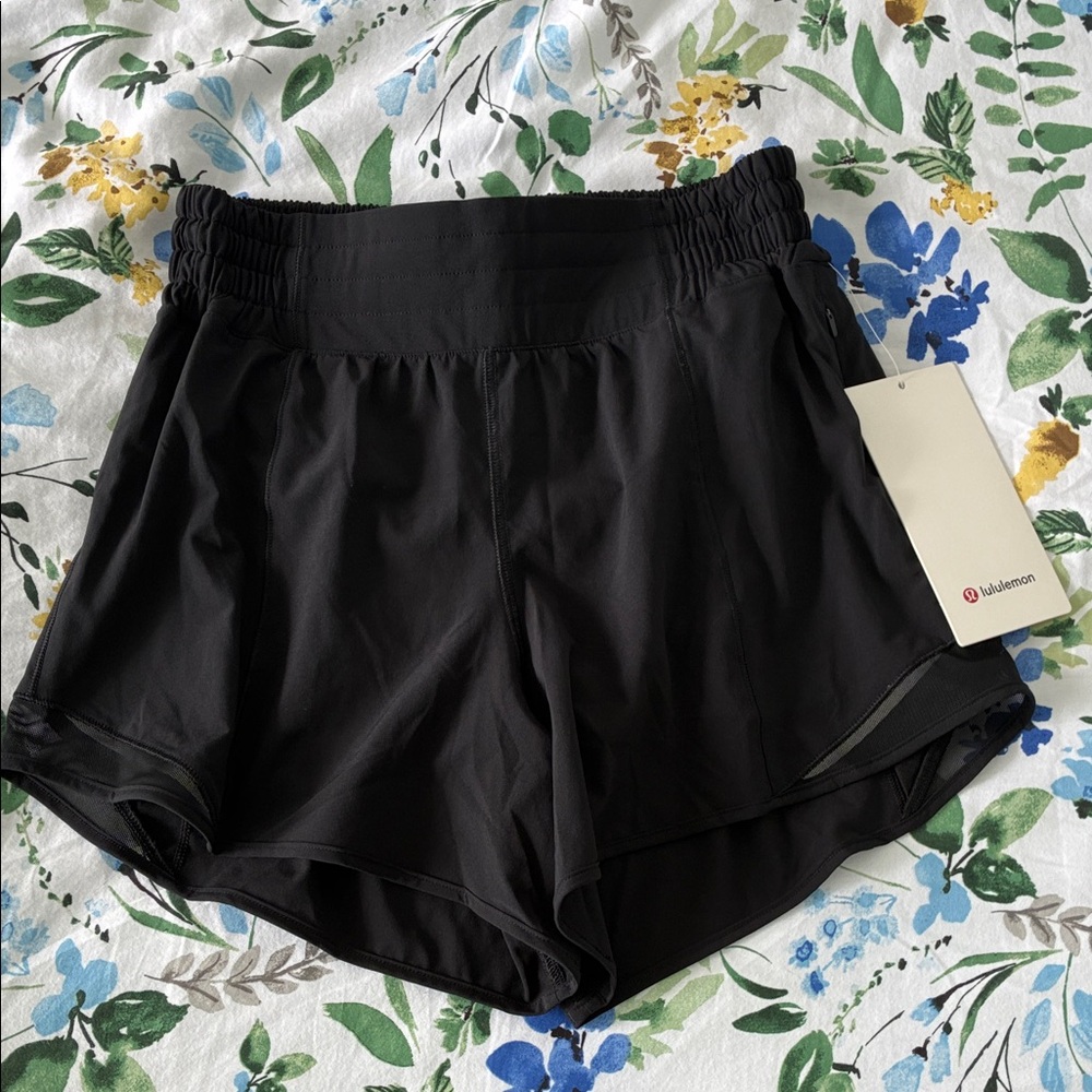 lululemon athletica Women's Hotty Hot HR Black Shorts 4”